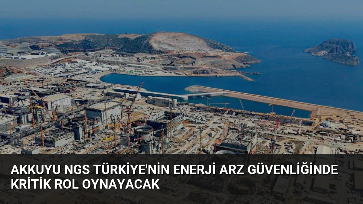 Akkuyu NGS Türkiye’nin Enerji Arz Güvenliğinde Kritik Rol Oynayacak