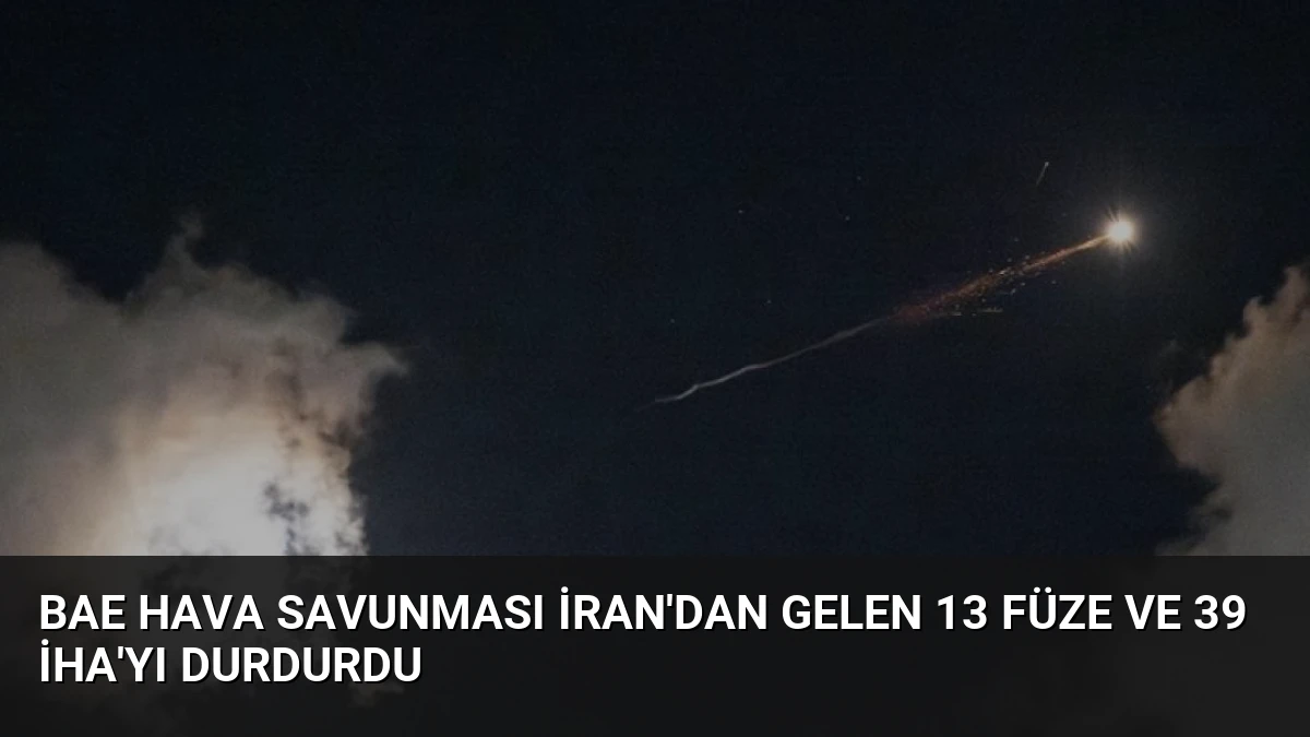BAE Hava Savunması İran’dan Gelen 13 Füze ve 39 İHA’yı Durdurdu