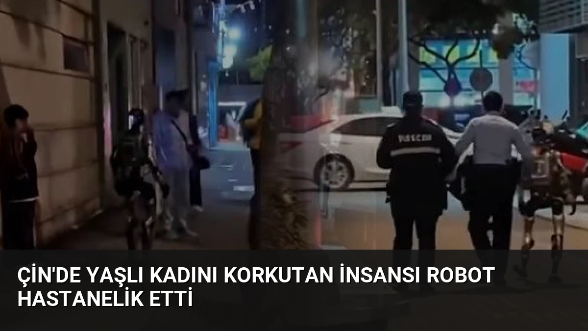 Çin’de Yaşlı Kadını Korkutan İnsansı Robot Hastanelik Etti