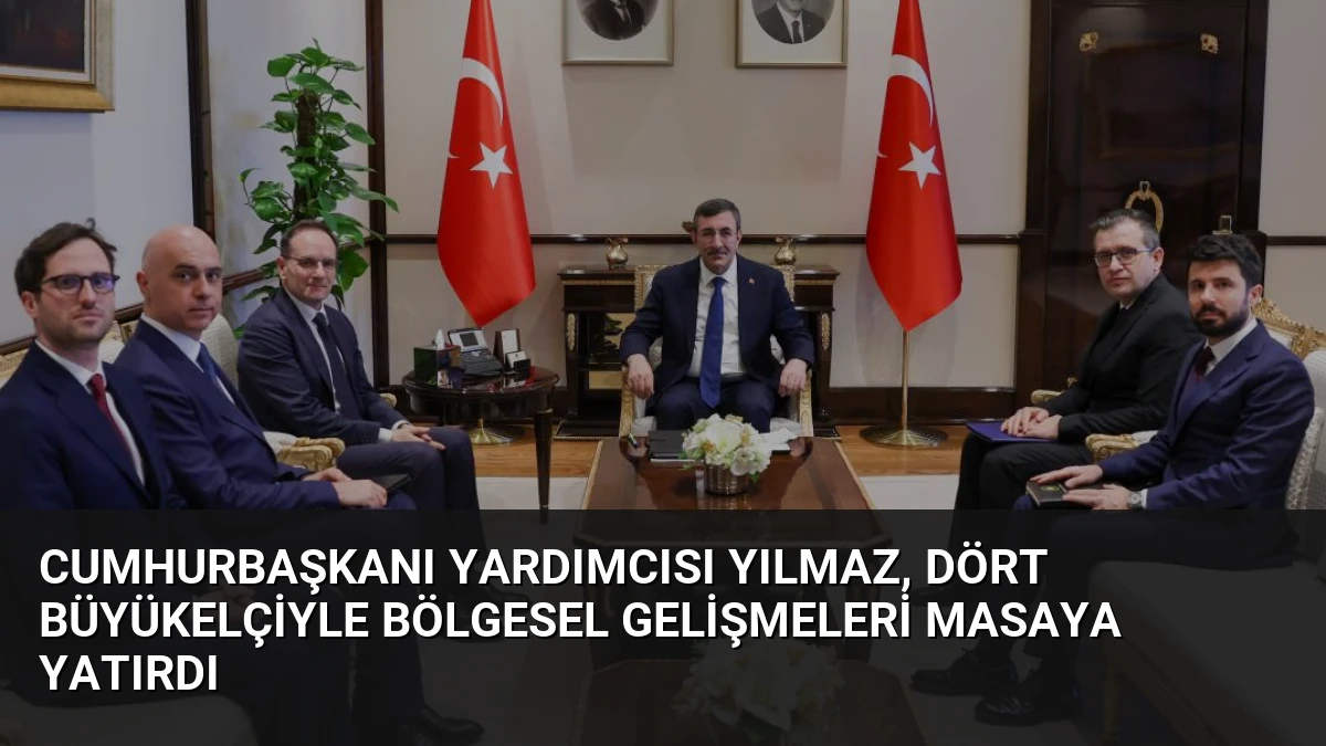 Cumhurbaşkanı Yardımcısı Yılmaz, Dört Büyükelçiyle Bölgesel Gelişmeleri Masaya Yatırdı