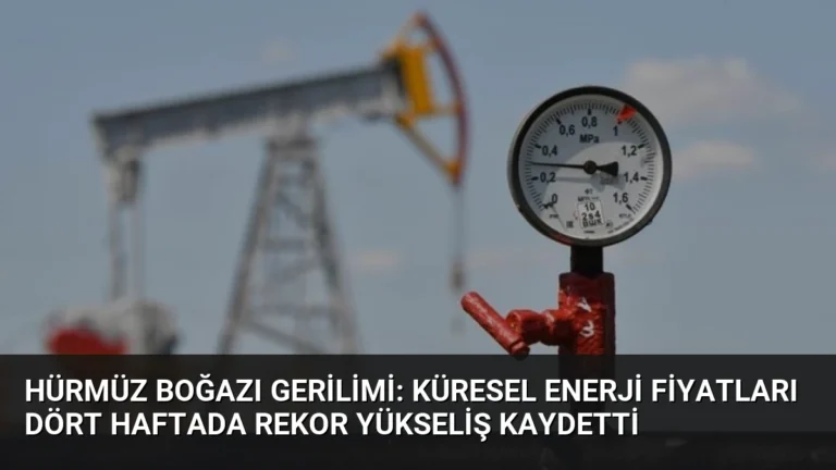 Hürmüz Boğazı Gerilimi: Küresel Enerji Fiyatları Dört Haftada Rekor Yükseliş Kaydetti