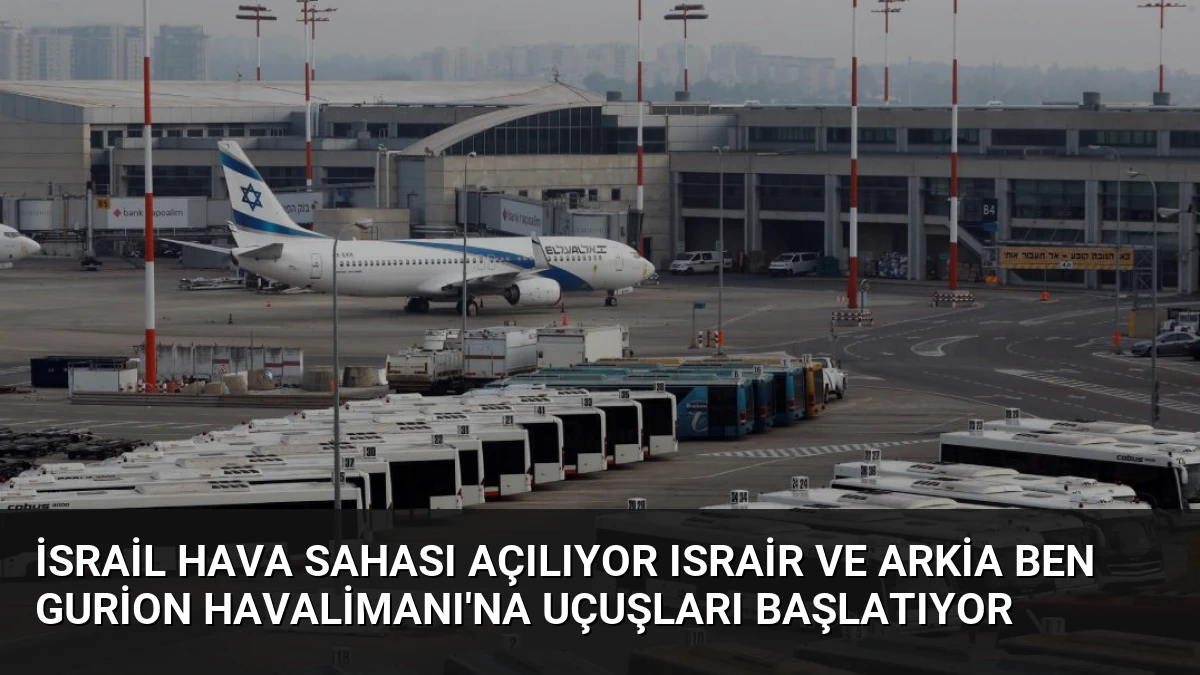 İsrail Hava Sahası Açılıyor Israir ve Arkia Ben Gurion Havalimanı’na Uçuşları Başlatıyor