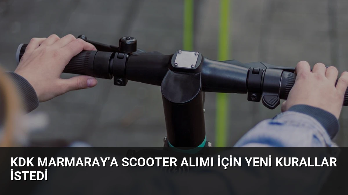 KDK Marmaray’a Scooter Alımı İçin Yeni Kurallar İstedi