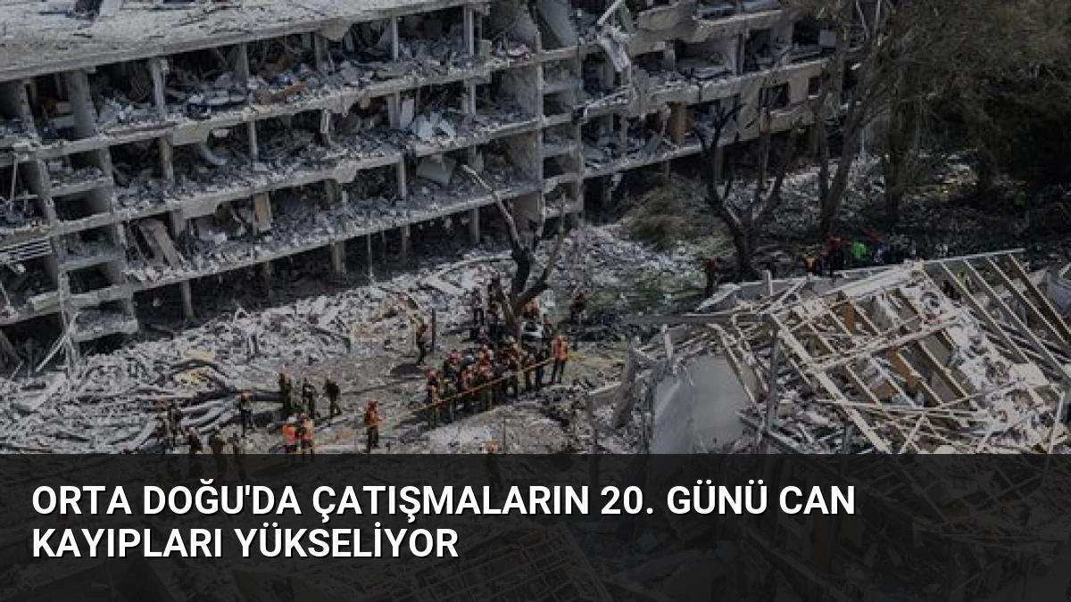 Orta Doğu’da Çatışmaların 20. Günü Can Kayıpları Yükseliyor
