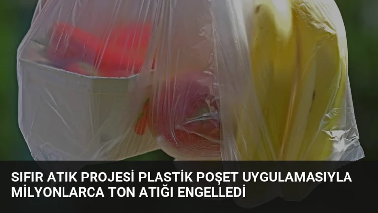 Sıfır Atık Projesi Plastik Poşet Uygulamasıyla Milyonlarca Ton Atığı Engelledi