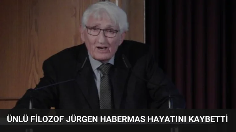 Ünlü Filozof Jürgen Habermas Hayatını Kaybetti