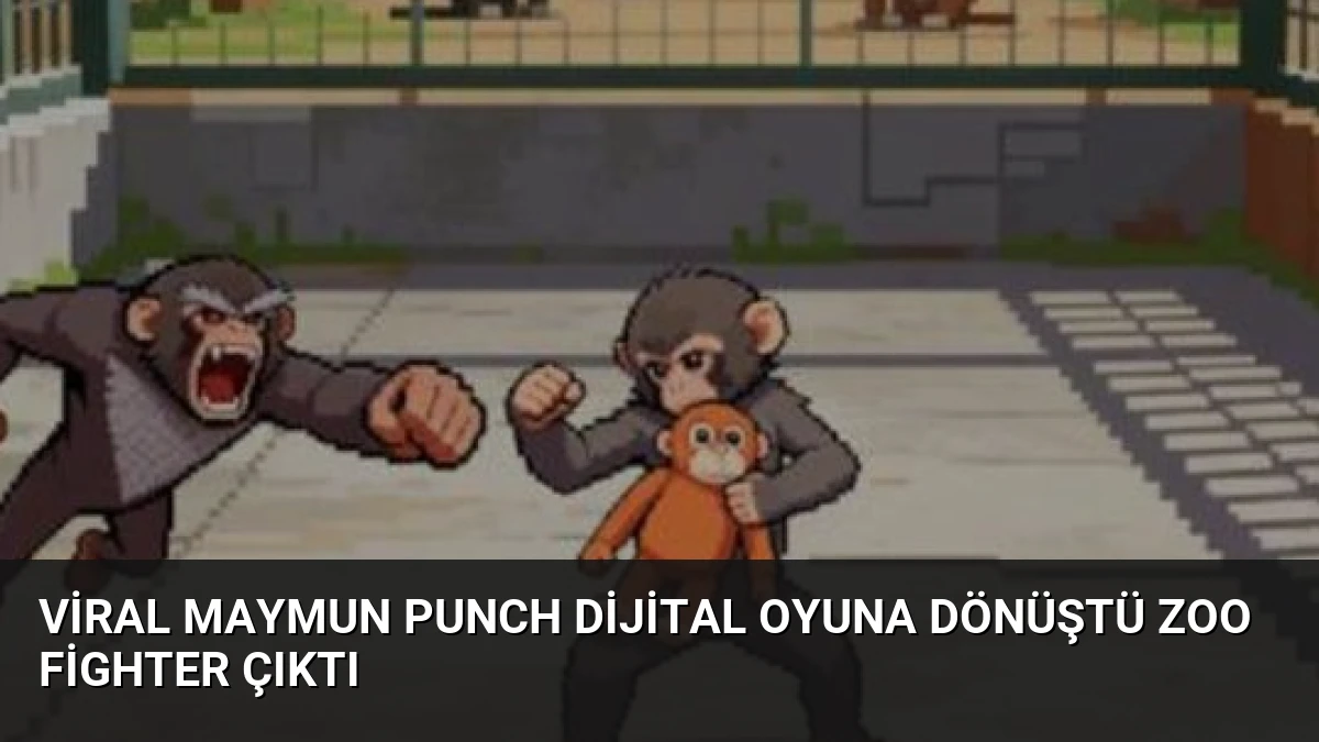 Viral Maymun Punch Dijital Oyuna Dönüştü Zoo Fighter Çıktı