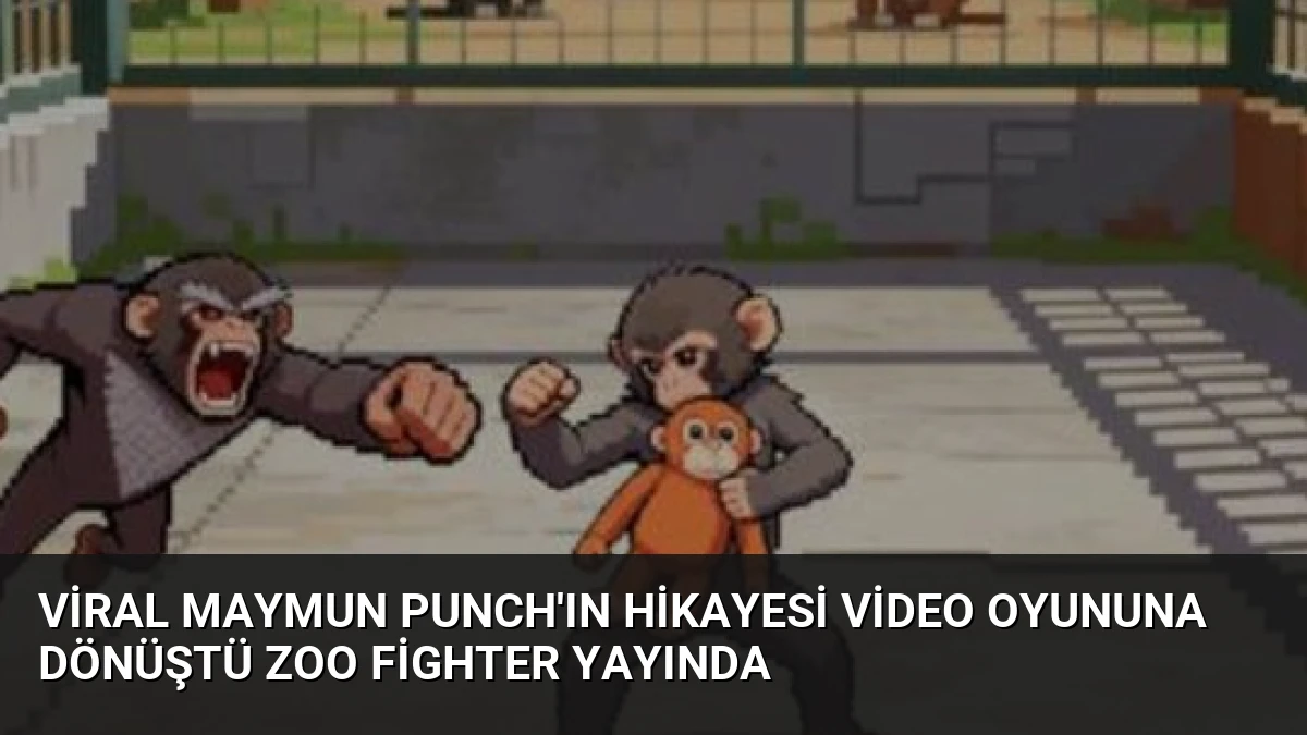 Viral Maymun Punch’ın Hikayesi Video Oyununa Dönüştü Zoo Fighter Yayında