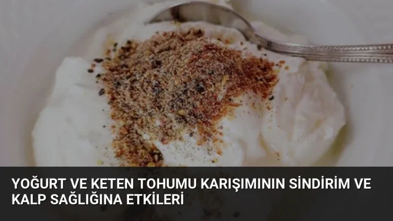 Yoğurt ve Keten Tohumu Karışımının Sindirim ve Kalp Sağlığına Etkileri
