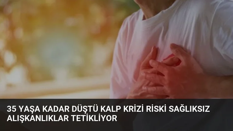 35 Yaşa Kadar Düştü Kalp Krizi Riski Sağlıksız Alışkanlıklar Tetikliyor