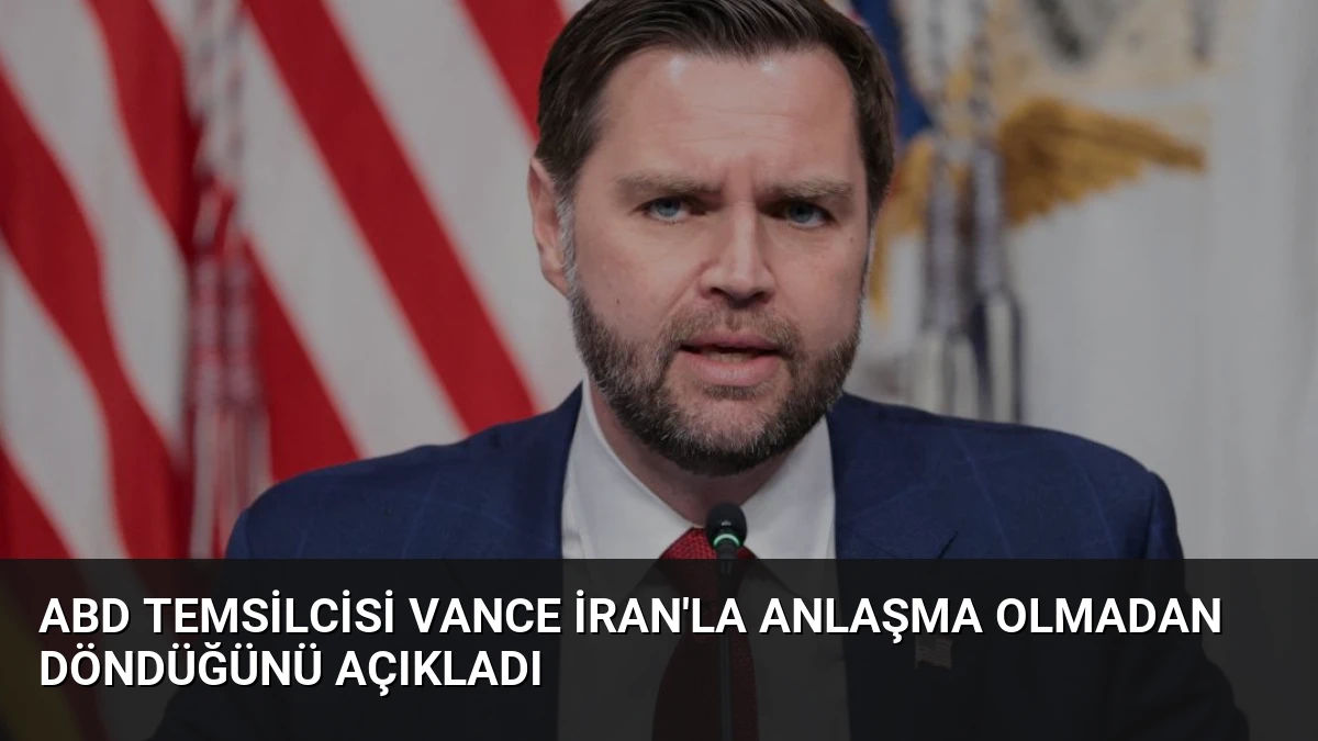 ABD Temsilcisi Vance İran’la Anlaşma Olmadan Döndüğünü Açıkladı