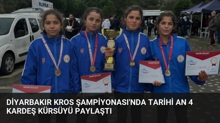 Diyarbakır Kros Şampiyonası’nda Tarihi An 4 Kardeş Kürsüyü Paylaştı