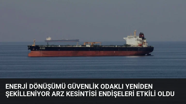 Enerji Dönüşümü Güvenlik Odaklı Yeniden Şekilleniyor Arz Kesintisi Endişeleri Etkili Oldu