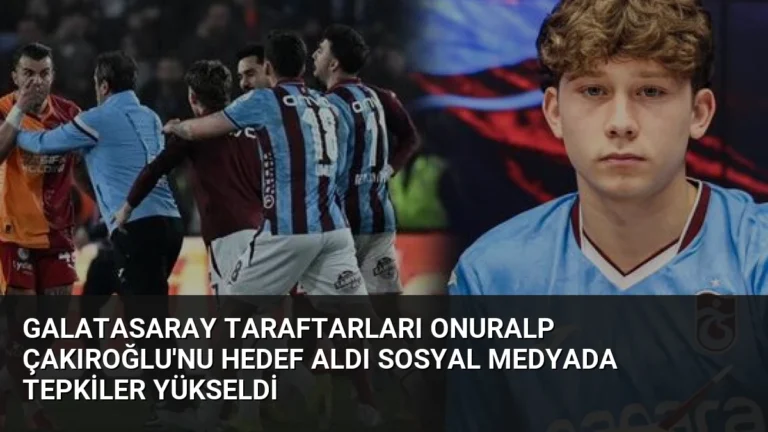 Galatasaray Taraftarları Onuralp Çakıroğlu’nu Hedef Aldı Sosyal Medyada Tepkiler Yükseldi