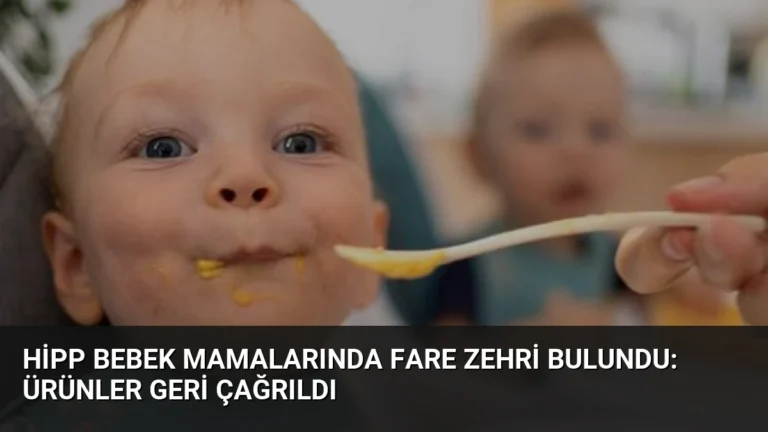 HiPP Bebek Mamalarında Fare Zehri Bulundu: Ürünler Geri Çağrıldı