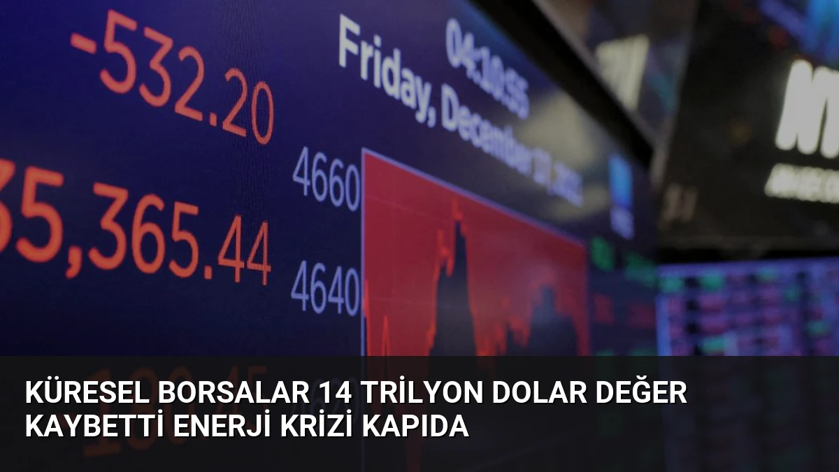 Küresel Borsalar 14 Trilyon Dolar Değer Kaybetti Enerji Krizi Kapıda