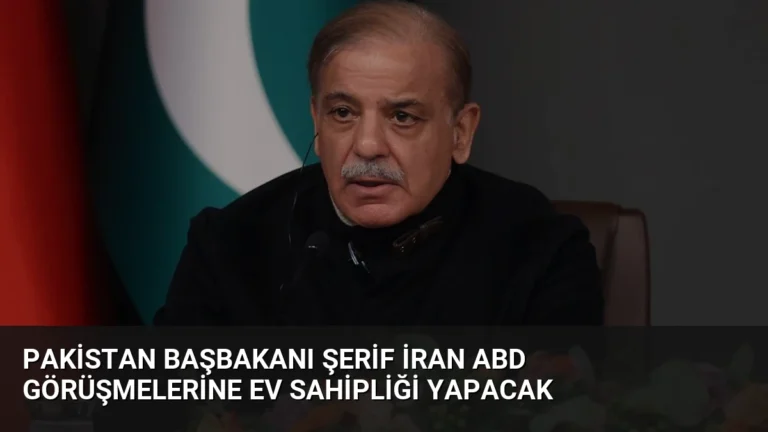 Pakistan Başbakanı Şerif İran ABD Görüşmelerine Ev Sahipliği Yapacak