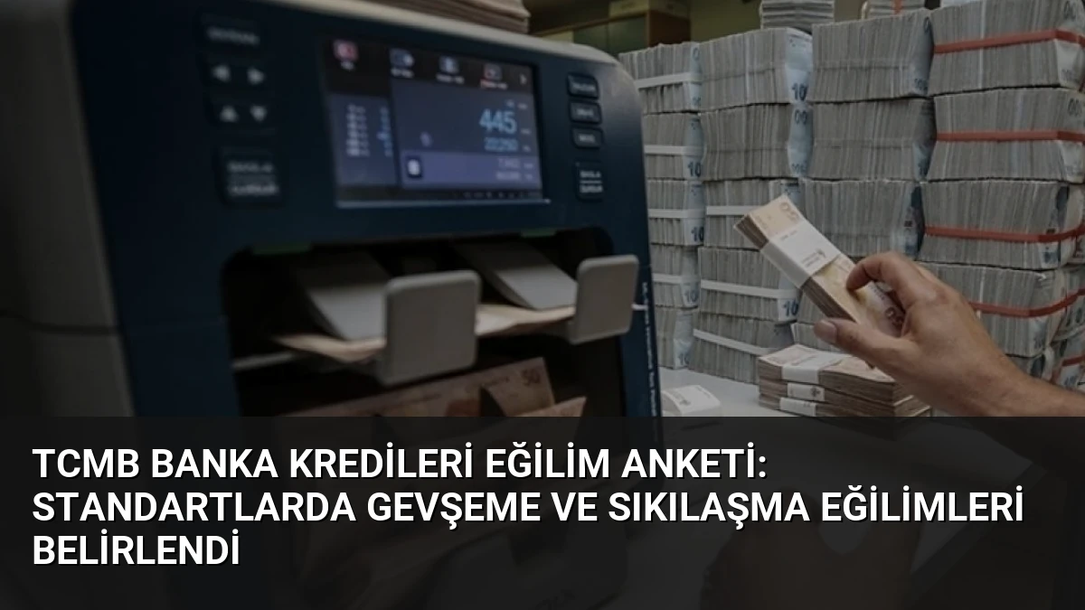 TCMB Banka Kredileri Eğilim Anketi: Standartlarda Gevşeme ve Sıkılaşma Eğilimleri Belirlendi