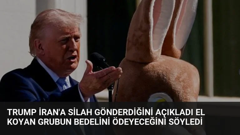 Trump İran’a Silah Gönderdiğini Açıkladı El Koyan Grubun Bedelini Ödeyeceğini Söyledi