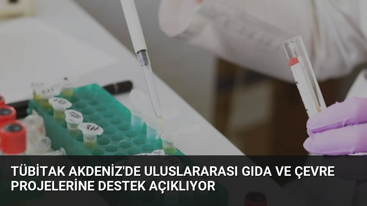 TÜBİTAK Akdeniz’de Uluslararası Gıda ve Çevre Projelerine Destek Açıklıyor