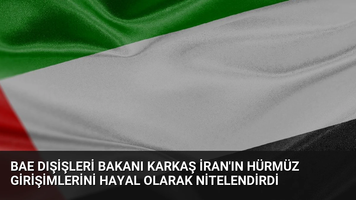 BAE Dışişleri Bakanı Karkaş İran’ın Hürmüz Girişimlerini Hayal Olarak Nitelendirdi