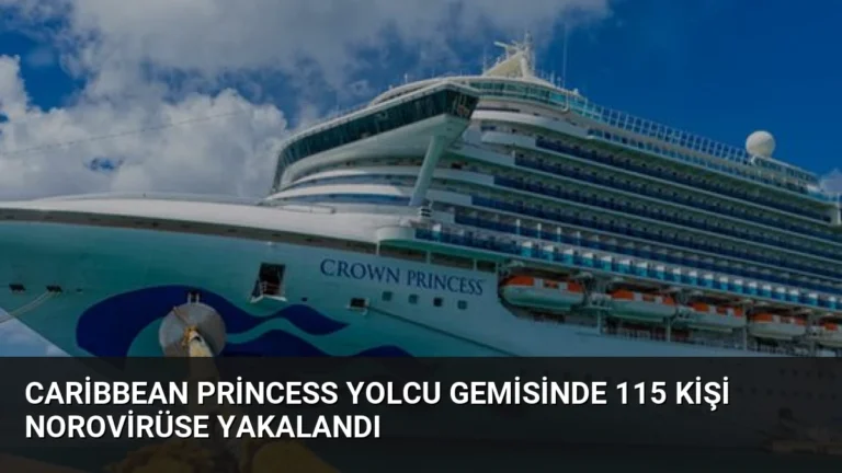Caribbean Princess Yolcu Gemisinde 115 Kişi Norovirüse Yakalandı