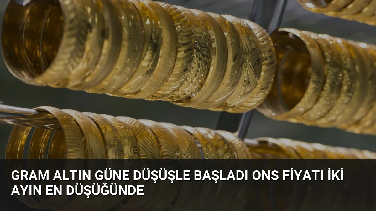 Gram Altın Güne Düşüşle Başladı Ons Fiyatı İki Ayın En Düşüğünde