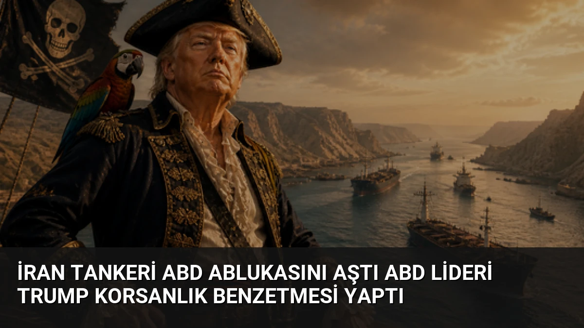 İran Tankeri ABD Ablukasını Aştı ABD Lideri Trump Korsanlık Benzetmesi Yaptı