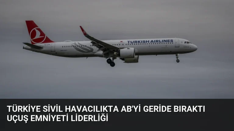 Türkiye Sivil Havacılıkta AB’yi Geride Bıraktı Uçuş Emniyeti Liderliği