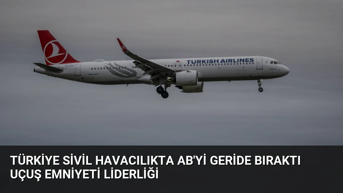 Türkiye Sivil Havacılıkta AB’yi Geride Bıraktı Uçuş Emniyeti Liderliği