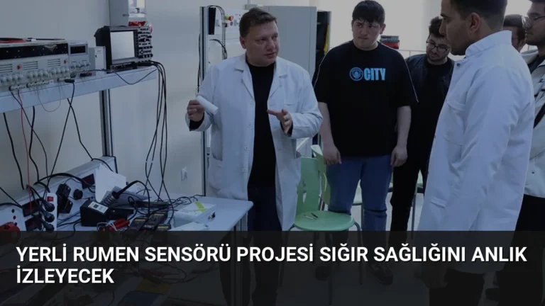 Yerli Rumen Sensörü Projesi Sığır Sağlığını Anlık İzleyecek