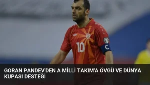 Goran Pandev’den A Milli Takım’a Övgü ve Dünya Kupası Desteği