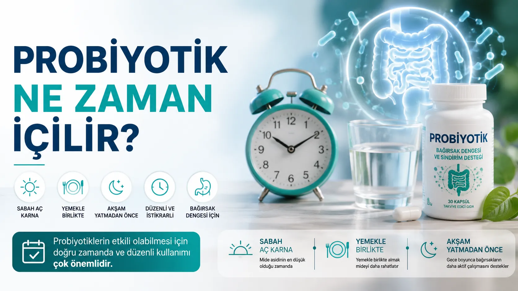 Probiyotik Ne Zaman İçilir?