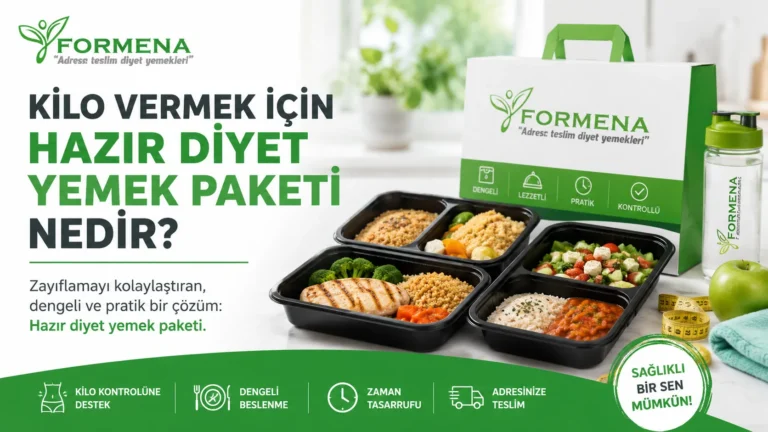 Kilo vermek için hazır diyet yemek paketi nedir?