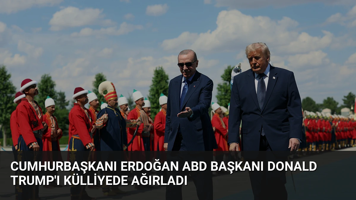 Cumhurbaşkanı Erdoğan ABD Başkanı Donald Trump’ı Külliyede Ağırladı