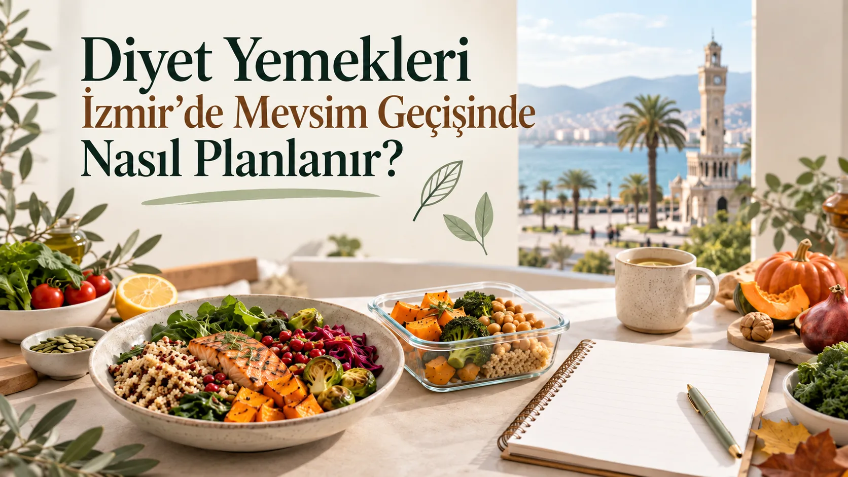 Diyet Yemekleri İzmir’de Mevsim Geçişinde Nasıl Planlanır?