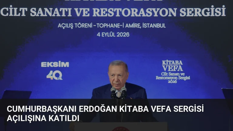 Cumhurbaşkanı Erdoğan Kitaba Vefa Sergisi Açılışına Katıldı