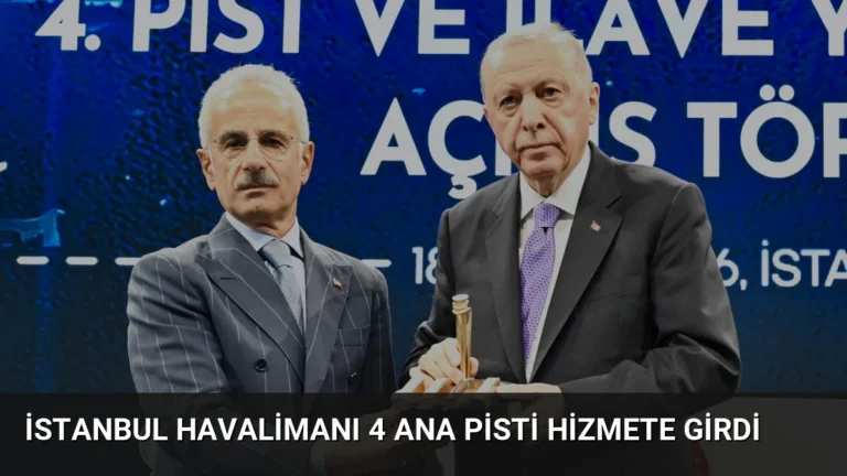 İstanbul Havalimanı 4 Ana Pisti Hizmete Girdi