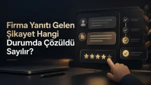 Firma Yanıtı Gelen Şikayet Hangi Durumda Çözüldü Sayılır?